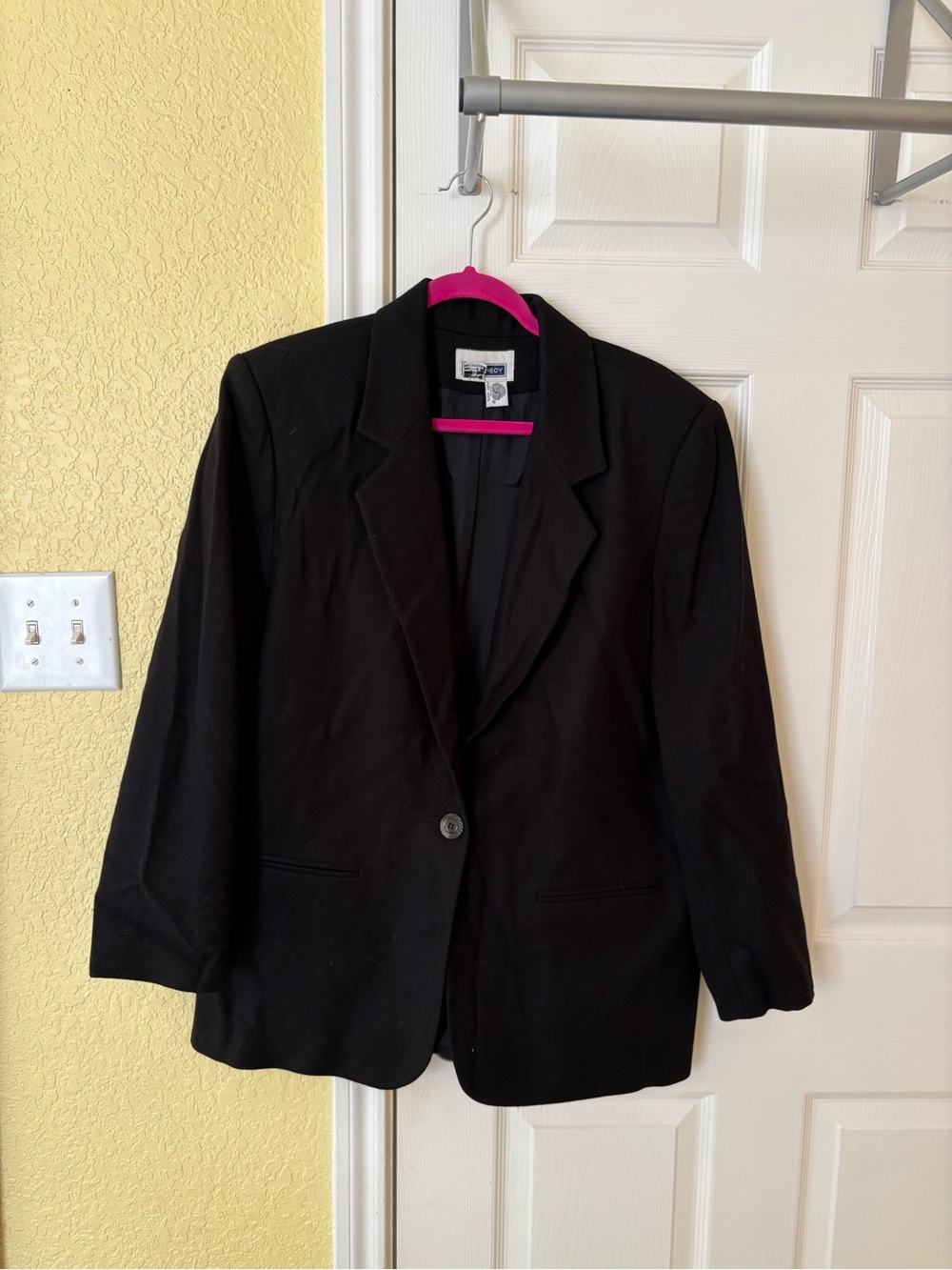 100% Wool Prophecy Classic Black Women's Blazer Jacket